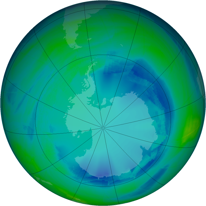 Ozone Map 2008-08-10